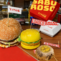 Service d'impression personnalisé OEM, différentes tailles, boîte à hamburger jetable compostable pour emballage de plats chauds à emporter