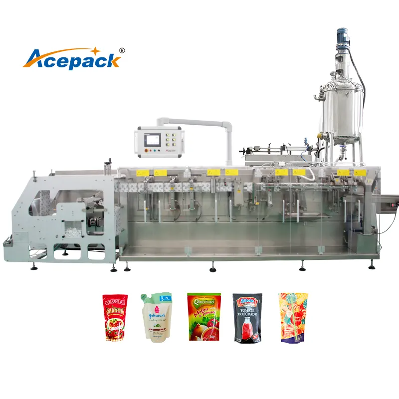 Doypack-máquina de envasado y sellado de detergente, detergente, jabón en polvo, certificación CE