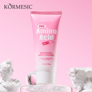 KORMESIC - Limpiador Facial de 60 g con Certificación Bpom, Aminoácidos, Aclarante, Suave, con PHA, Delicado con la Piel - Product Image 1