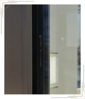 Porte d'entrée coulissante en alliage d'aluminium Deioux au design moderne avec verre résistant aux ouragans pour balcon, taille personnalisée
