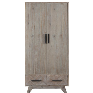 ตู้เสื้อผ้าไม้สนไม้เนื้อแข็งเฟอร์นิเจอร์ห้องนอนผลิตจากไม้โอ๊ค/ไม้สน/ไม้อะคาเซียผู้ผลิตจากเวียดนาม - Product Image 2