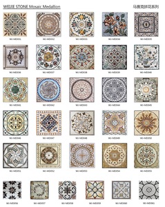 Chất lượng cao màu trắng và màu xanh lá cây Onyx Đá Cẩm Thạch hỗn hợp Brass Inlay tường và sàn khảm biên giới thiết kế - Product Image 5