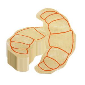 Servilletas Desechables <span class=keywords><strong>de</strong></span> 3 Capas <span class=keywords><strong>de</strong></span> Pulpa <span class=keywords><strong>de</strong></span> Madera Virgen en Forma <span class=keywords><strong>de</strong></span> Croissant <span class=keywords><strong>para</strong></span> Panadería, <span class=keywords><strong>Desayuno</strong></span> y Fiestas - Product Image 5