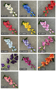 Fleurs artificielles de gladiolus réalistes de 78 cm, réutilisables, à tige unique, pour la <span class=keywords><strong>d</strong></span>écoration des centres commerciaux et des festivals (vente en gros) - Product Image 3