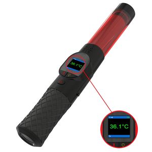 Alcoholímetro de alta precisión en oferta para medir el alcohol en sangre y controlar la conducción en estado de ebriedad, con bastón de tráfico LED especial. - Product Image 1