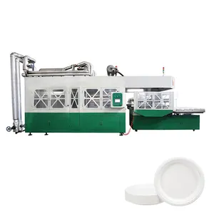 Biodegradable Disposable Sugarcane Bagasse Lunch Box Cup Pulp Molding Tableware Paper Plate Making Machine Production Line