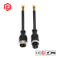 Connecteur en cuivre GX-16 Aerospace 2A avec boîtier en nylon, connexion mâle/femelle IP65 pour applications LED, FPC, PCB, alimentation, micro-ondes