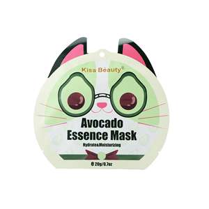 Kiss Beauty Venta caliente Multi Ingredient Essence Mascarilla facial Hidratante Embalaje en forma de gato Mascarillas faciales para todo tipo de piel - Product Image 3