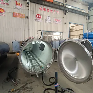 Automatic Stainless Steel High Pressure High Temperature Cook Autoclave Machine For Seafood
