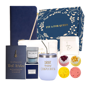 Idee Regalo Personalizzate per Lei: Cesto Spa con Aromaterapia per Alleviare lo Stress, Set Regalo di Pronta Guarigione per Donne in Confezione - Product Image 1