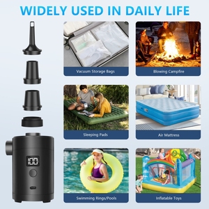 Camping Hiking Rechargeable 3600mAh <strong>Mini</strong> Battery Electric Power Display Inflatable Portable Pocket Camping Equipment Accessories - Product Image 2