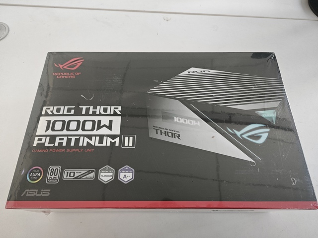 For ROG Thor Platinum II 80 PLUS Platinum Certified Metal/Aluminum Alloy Power Supply OLED Display 850W 1000W 1200W 1600W PC