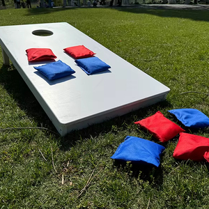 Giochi da Tavolo Cornhole Più Venduti al Mondo, Tavola in Legno-Plastica con Sacchetti di Sabbia, Logo Personalizzabile, Durevole e Portatile per Giochi all'Aperto - Product Image 1