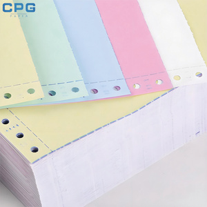 Papel autocopiativo de alta sensibilidad para recibos y facturas de pedidos personalizados, 1, 2, 3, 4, 5, 6 capas, 50 g/m², papel NCR, resma de formularios informáticos - Product Image 4