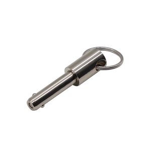 Mocayo Eixo Carregado <span class=keywords><strong>Push</strong></span> <span class=keywords><strong>Button</strong></span> Handle Spring Loaded <span class=keywords><strong>Quick</strong></span> Release Ball Lock Pin Pino De Aço Inoxidável Outros Fixadores - Product Image 1