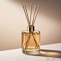 Coffrets de diffuseurs à bâtonnets sans flamme 100 % personnalisables – Coffret de 3 diffuseurs à bâtonnets Bellevue avec flacon de parfum – Cadeau pour la maison – Parfum d'ambiance