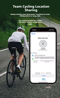 Feu arrière intelligent pour vélo Apple Find My 300 mAh LED ABS étanche IPX6 antivol avec positionnement pour VTT et vélo électrique 4