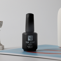 OEM Bouteille en céramique de 15ml, vernis à ongles renforcé et longue durée, couche de finition et couche de base, vernis à ongles UV