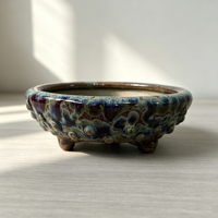 Pot à succulentes en poterie, pots à fleurs en terre cuite, pots à bonsaï en argile violette Yixing, céramique émaillée écologique, style traditionnel pour la maison