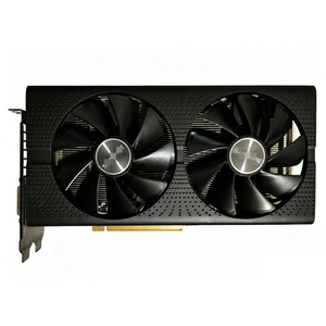 RX580 8GB PCI Express Desktop Gaming GPU GDDR5 Card for Workstation <b>Laptop</b> 256-Bit Memory Interface Fan Cooler <b>Used</b> - Product Image 1