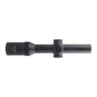 Lunette de tir tactique Vector Optics Continental 1-6x24 LPVO SCOC-23T en aluminium avec 6 niveaux d'éclairage, nouvelle arrivée, pour la chasse, longue distance d'observation