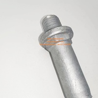 Prix d'usine Galvanisé à chaud AM Broche isolante simple bouleversée pour le matériel de ligne de poteau