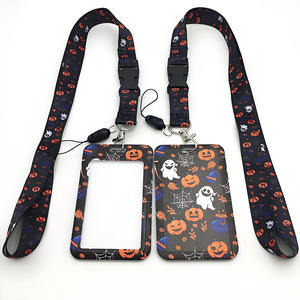 Kustom dicetak Lanyard poliester untuk acara dan promosi ID lencana pemegang dengan Reel, saku ritsleting dan slot kartu - Product Image 3