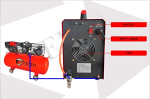 Découpeur plasma portable 3-en-1 CUT pour acier/acier inoxydable, épaisseur de coupe de 0,1 mm à 12 mm - Product Image 6