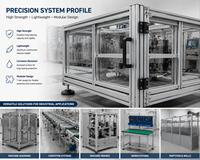Perfiles de Aleación de Aluminio Serie 6000 para Puertas y Ventanas, Anodizados y con Recubrimiento en Polvo, Materiales de Construcción