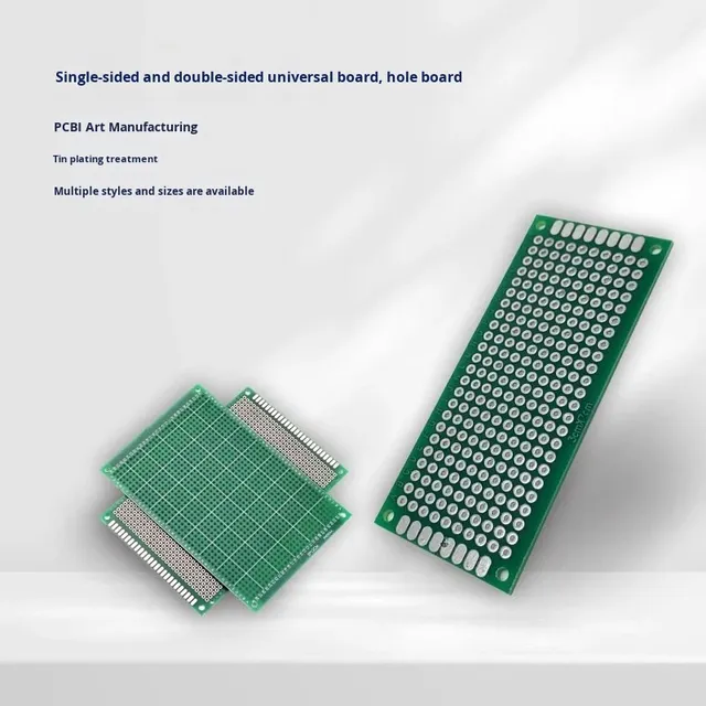 FR-4 Fiberglass Protoboard 2.54mm Standard Pitch Single/Double Sided Optional Experiment Board Circuit Prototype Soldering