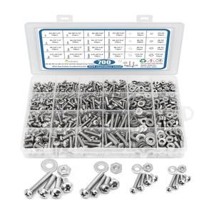 700pcs hạt và bu lông tùy chỉnh loại Kit hộp cho vít tùy chỉnh vít vít dây đai ốc Bộ - Product Image 1