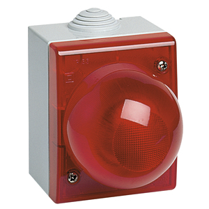 Signal <b>Light</b> Red <b>Diffuser</b> IP55 6.8x9.3x9.52mm Indicator - Product Image 1