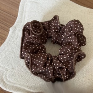 Chouchou coréen à pois et motifs floraux, élégant, très élastique, accessoire capillaire de luxe <span class=keywords><strong>pour</strong></span> <span class=keywords><strong>chignon</strong></span> - Product Image 6