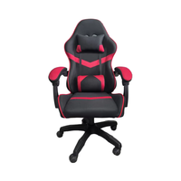 Chaise élévatrice minimaliste JF pour bureau à domicile Chaise de jeu bon marché avec appui-tête réglable et repose-pieds en métal personnalisable