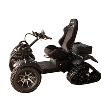 LEO DOO Quad électrique pliable tout-terrain avec une vitesse de 40 km/h