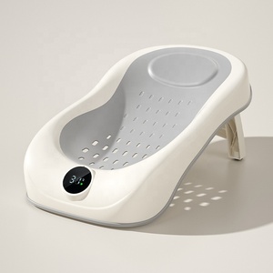 Comoda Sedia <span class=keywords><strong>Pieghevole</strong></span> per il <span class=keywords><strong>Bagnetto</strong></span> del Bambino con Indicatore di Temperatura, Supporto per il <span class=keywords><strong>Bagnetto</strong></span> dei Bambini Salvaspazio e Richiudibile - Product Image 1
