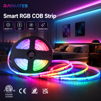 Tira de Luces LED RGB COB WS2811 Direccionables, 720 LED, Color de Ensueño, 12 mm, 24 V, Alta Densidad, Luces LED COB Flexibles