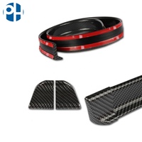 Aileron arrière universel en fibre de carbone pour voiture, becquet de coffre, becquet de toit, aileron de canard