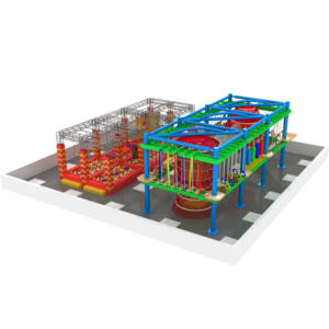 Ninja Course Indoor Soft Play Equipment para niños con características <span class=keywords><strong>de</strong></span> juego interactivo Indoor Playground para la venta - Product Image 1