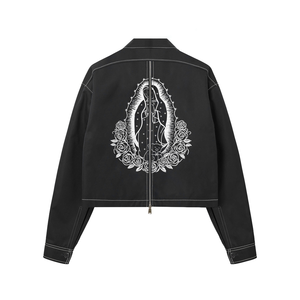 Veste en jean <span class=keywords><strong>pour</strong></span> <span class=keywords><strong>homme</strong></span> de haute qualité en polyester/coton à manches longues avec fermeture éclair, respirante, séchage rapide, écologique <span class=keywords><strong>pour</strong></span> la saison hivernale - Product Image 2
