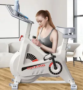 YunPao mesin gym magnetik berputar, mesin latihan dalam ruangan sepeda berputar schwinn