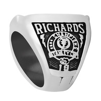 Vente en gros de bagues de championnat des Tampa Bay Lightning 2004, bijoux sportifs unisexes en alliage plaqué argent avec boîte en bois