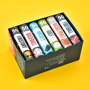 Juego de Cartas Familiar JP165, Suministro Directo de Fábrica, Personalizado, con Esquinas Redondeadas, 5 Deportes, 50 Preguntas por Deporte - Product Image 2