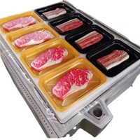 Emballage alimentaire en plastique PA PE Nylon, film barrière moyen à 7 couches pour steak, pour usage alimentaire