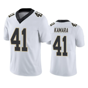 NO 2025 Neu 41 Alvin Kamara 4 Derek Carr 12 Chris Olave <span class=keywords><strong>2</strong></span> James Winston 32 Tyrann Mathieu Genähte American Football Trikots - Product Image 2
