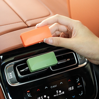 Diffuseur de parfum pour voiture en bois noir élégant, clip de ventilation, diffuseur d'air pour voiture, décoration de voiture