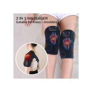 Masajeador de hombro y rodilla con calefacción FUMEI, masajeador de piernas con calefacción por infrarrojos lejanos para aliviar el dolor de rodilla, terapia caliente más caliente que nunca - Product Image 1