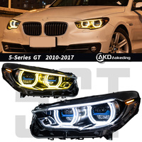 Phare avant BBA Car Styling pour BMW Série 5 GT F07 2010-2017, lentille de projecteur haute puissance, signal dynamique DRL, pièces automobiles