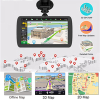 Navigation GPS, GPS de voiture 9 pouces, Avin 1080p Dashcam, Android 6.0, enregistreur vidéo de voiture, navigation par satellite, 1 Go de RAM, 16 Go de ROM