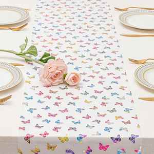 <b>Butterfly</b> Tablecloths Wedding Decoration Bedding Blanket <b>Table</b> Runner - Product Image 4